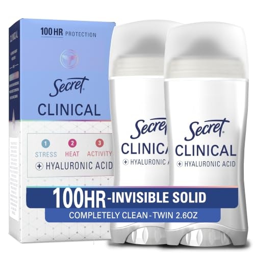 Secret Clinical Strength Invisible Solid Antiperspirant Deodorant 2.6-oz 2-Pack: $25.90 Secret Clinical Strength Invisible Solid Antiperspirant Deodorant 2.6-oz 2-Pack: $25.90