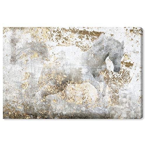Oliver Gal Running Equus Canvas Art Print 24x16-inch: $60.93 Oliver Gal Running Equus Canvas Art Print 24x16-inch: $60.93