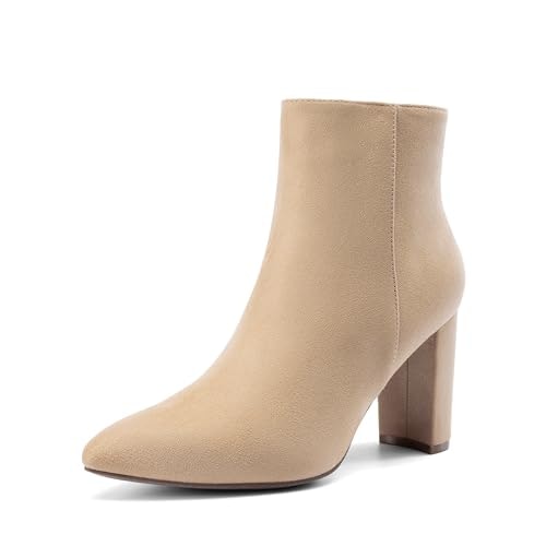 Dream Pairs Women's Chunky Heel Ankle Booties: $39.99