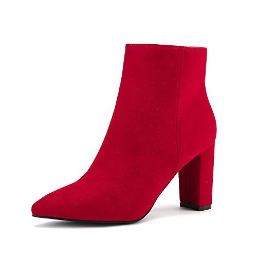 Dream Pairs Women's Chunky Heel Ankle Booties: $37.98