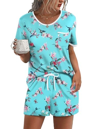 Ekouaer Women's 2-Piece Pajama Set: $14.23