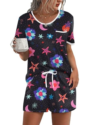 Ekouaer Women's 2-Piece Pajama Set: $13.80