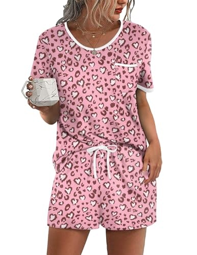Ekouaer Women's 2-Piece Pajama Set: $12.10 Ekouaer Women's 2-Piece Pajama Set: $12.10