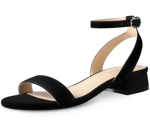 Ankis Women's 1-Inch Low Block Heel Sandals: $33.99 Ankis Women's 1-Inch Low Block Heel Sandals: $33.99