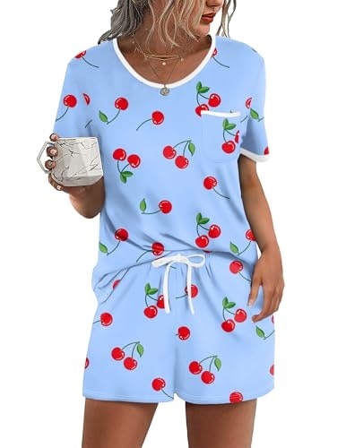 Ekouaer Women's 2-Piece Pajama Set: $14.56 Ekouaer Women's 2-Piece Pajama Set: $14.56