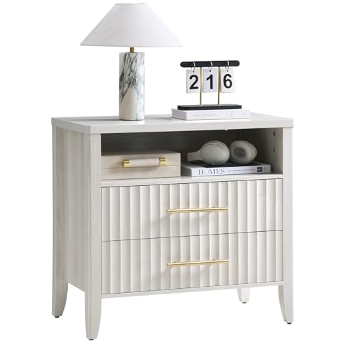 Nowabay 27-Inch Fluted 2-Drawer Nightstand: $67.99