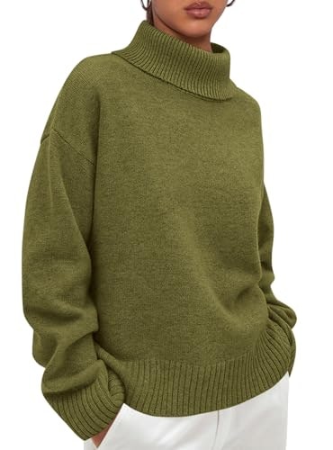 Prettygarden Women's Turtleneck Long Sleeve Knit Sweater: $31.99 Prettygarden Women's Turtleneck Long Sleeve Knit Sweater: $31.99