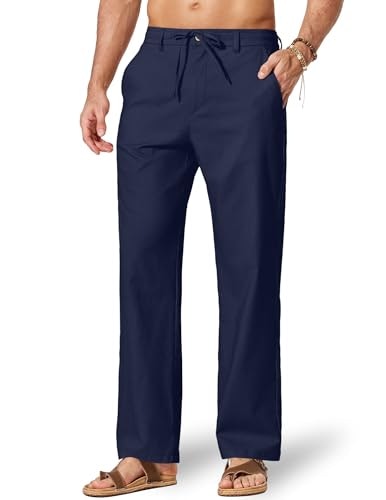 Coofandy Men's Cotton Linen Drawstring Pants: $29.59 Coofandy Men's Cotton Linen Drawstring Pants: $29.59