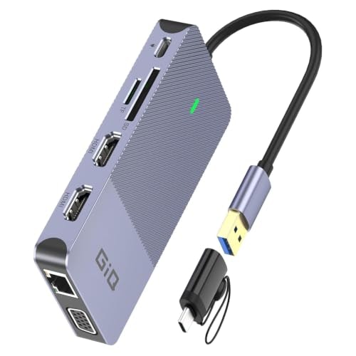 GIQ USB C Triple Display Docking Station: $67.98 GIQ USB C Triple Display Docking Station: $67.98