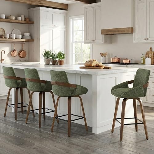 Forsalund 26-inch Swivel Counter Height Bar Stool 4-Pack: $390.99