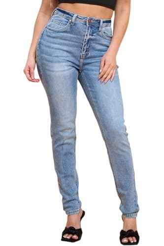 Women's High-Rise Distressed Stretch Skinny Jeans: $21.24 Women's High-Rise Distressed Stretch Skinny Jeans: $21.24