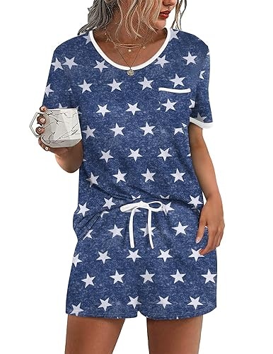 Ekouaer Women's 2-Piece Pajama Set: $13.80 Ekouaer Women's 2-Piece Pajama Set: $13.80