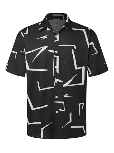 Hardaddy Men's Hawaiian Button Down Shirt: $19.99