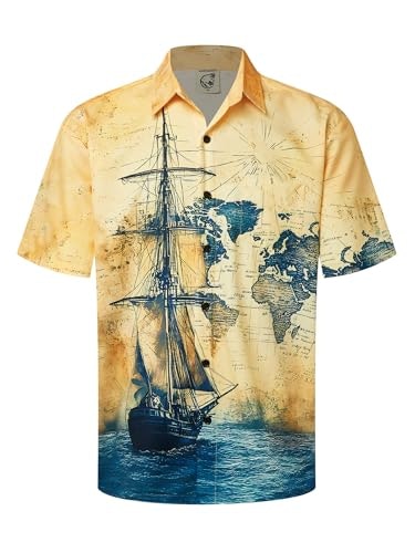 Hardaddy Men's Hawaiian Button Down Shirt: $19.99 Hardaddy Men's Hawaiian Button Down Shirt: $19.99