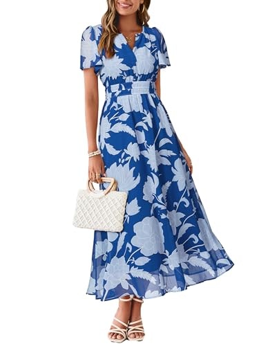 Simplee Women's Floral Chiffon Maxi Dress: $35.98 Simplee Women's Floral Chiffon Maxi Dress: $35.98