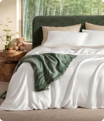 Bedsure PureWoven Organic Bamboo Cooling Duvet Cover Set: $79.99 Bedsure PureWoven Organic Bamboo Cooling Duvet Cover Set: $79.99