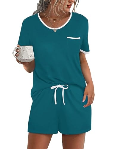 Ekouaer Women's 2-Piece Pajama Lounge Set: $11.48