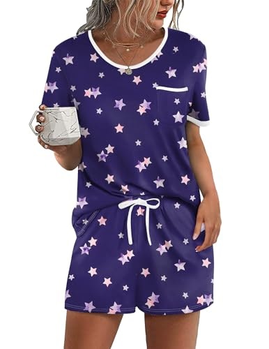 Ekouaer Women's 2-Piece Pajama Set: $14.55