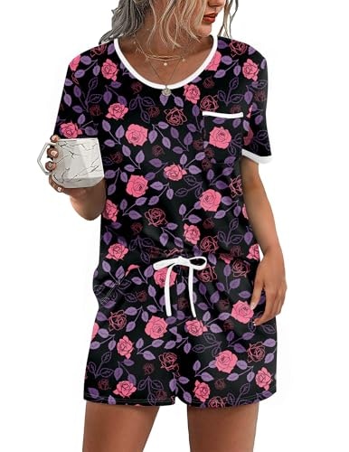 Ekouaer Women's 2-Piece Pajama Set: $11.49