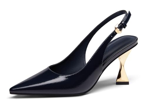 Coutgo Women's Kitten Heel Slingback Pumps: $35.98 Coutgo Women's Kitten Heel Slingback Pumps: $35.98