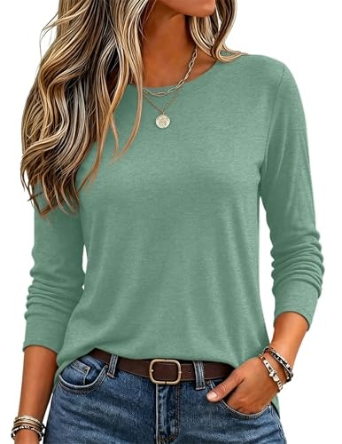 Zeagoo Women's Long Sleeve Casual T-Shirt: $11.24