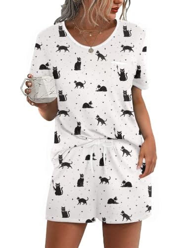 Ekouaer Women's 2-Piece Pajama Set: $14.98 Ekouaer Women's 2-Piece Pajama Set: $14.98