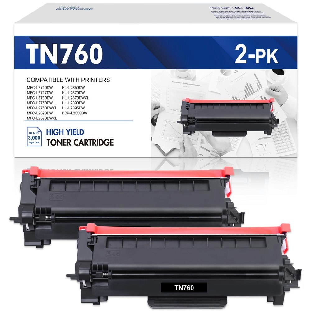 Colorich TN760 Toner Cartridge 2-Pack: $18.36 Colorich TN760 Toner Cartridge 2-Pack: $18.36