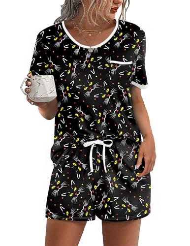 Ekouaer Women's 2-Piece Pajama Set: $12.71 Ekouaer Women's 2-Piece Pajama Set: $12.71