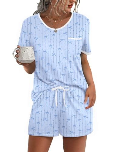 Ekouaer Women's 2-Piece Pajama Set: $18.04 Ekouaer Women's 2-Piece Pajama Set: $18.04