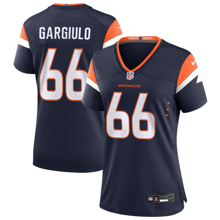 Nick Gargiulo Women's Nike Denver Broncos Alternate Game Jersey: $189.99 Nick Gargiulo Women's Nike Denver Broncos Alternate Game Jersey: $189.99