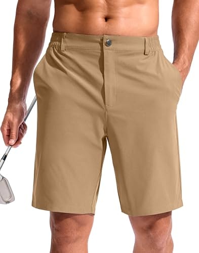 G Gradual Men's 9-inch Lightweight Stretch Golf Shorts: $23.98