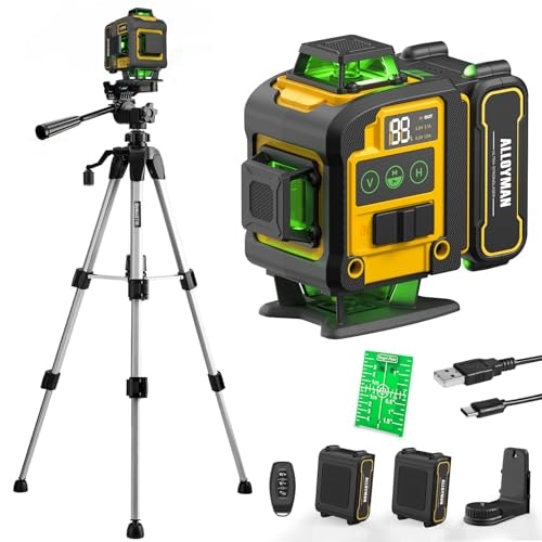Alloyman 360-Degree Self-Leveling Laser Level with Tripod: $53.14 Alloyman 360-Degree Self-Leveling Laser Level with Tripod: $53.14