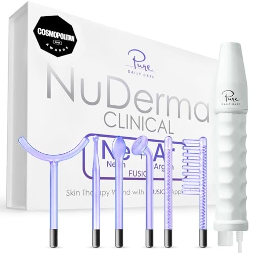 Pure Daily Care NuDerma Clinical Portable Skin Therapy Wand 6-Piece Set: $99.95 Pure Daily Care NuDerma Clinical Portable Skin Therapy Wand 6-Piece Set: $99.95