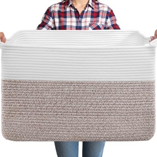 ClenClever 75L Blanket Storage Basket: $26.99