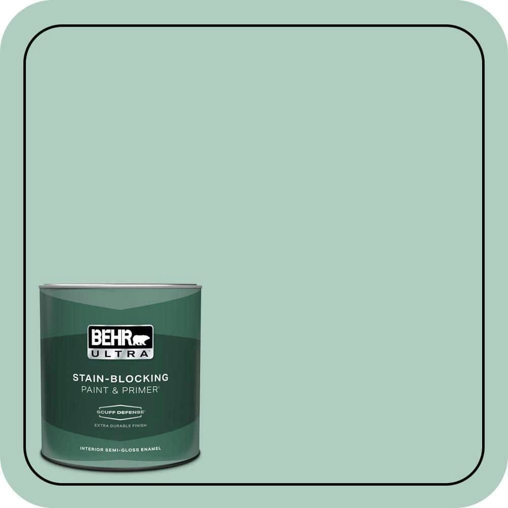 Wintergreen Dream Semi-Gloss Interior Enamel Paint 1-Quart: $24.98