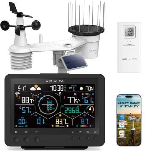 Air Alfa 4,900-Foot WiFi Smart Weather Station: $159.99 Air Alfa 4,900-Foot WiFi Smart Weather Station: $159.99