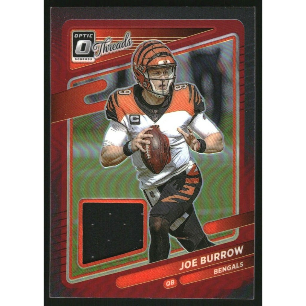 2021 Donruss Optic Threads Joe Burrow Trading Card: $12 2021 Donruss Optic Threads Joe Burrow Trading Card: $12