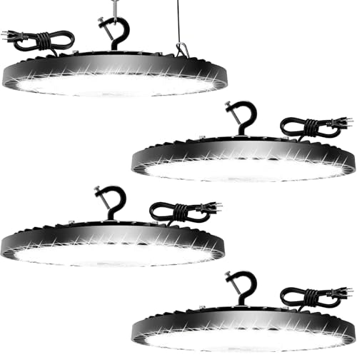Kstarite 240W UFO High Bay LED Shop Lights 4-Pack: $101.99