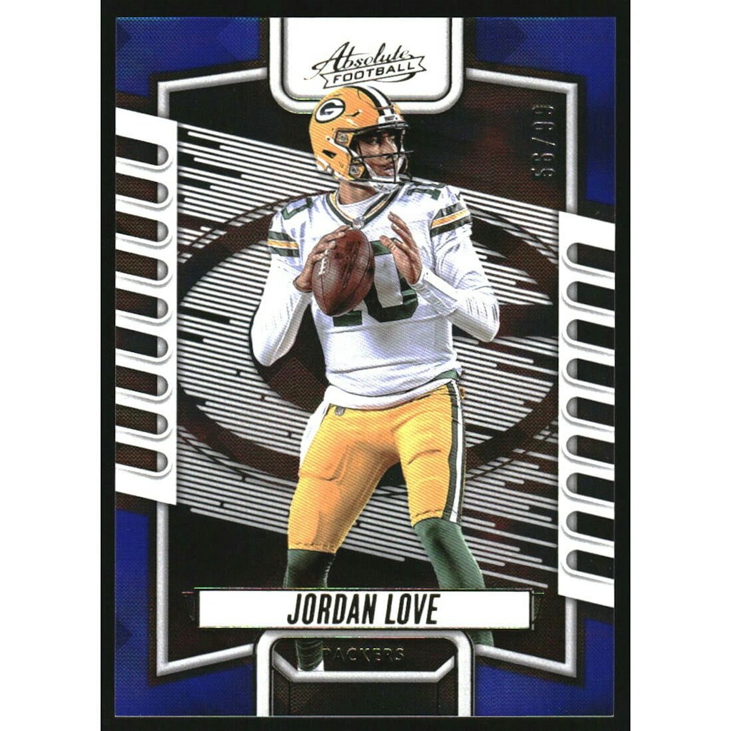 2023 Absolute Jordan Love Blue Diamond Card: $15 2023 Absolute Jordan Love Blue Diamond Card: $15
