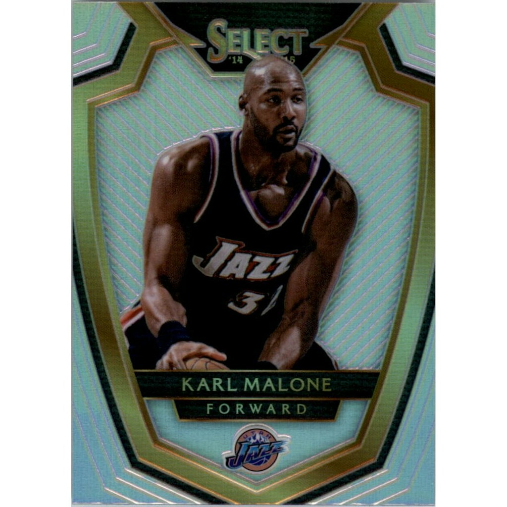 2014-15 Select Karl Malone Silver Prizm Card: $10 2014-15 Select Karl Malone Silver Prizm Card: $10