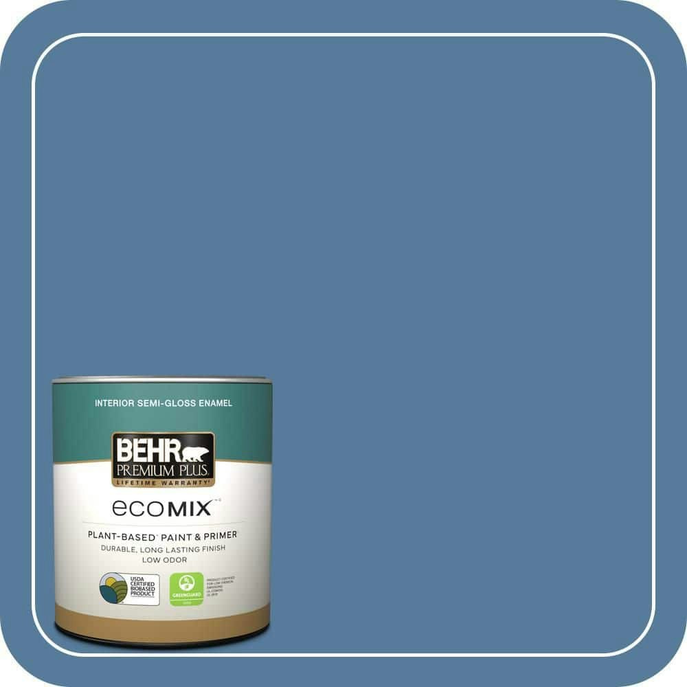 Behr Glass Sapphire Semi-Gloss Interior Paint and Primer 1-Quart Can: $22.48 Behr Glass Sapphire Semi-Gloss Interior Paint and Primer 1-Quart Can: $22.48