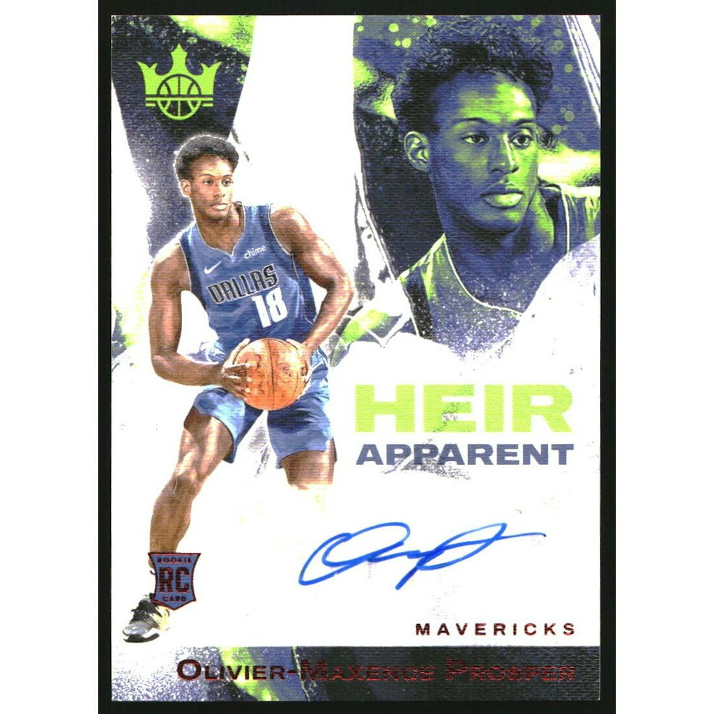 Olivier-Maxence Prosper 2023-24 Court Kings Heir Apparent Ruby Autograph Card: $12 Olivier-Maxence Prosper 2023-24 Court Kings Heir Apparent Ruby Autograph Card: $12