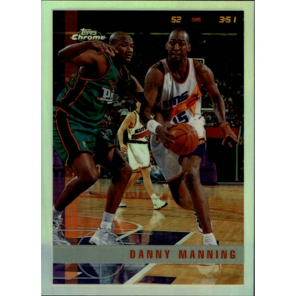 1997-98 Topps Chrome Refractor Danny Manning Trading Card: $10 1997-98 Topps Chrome Refractor Danny Manning Trading Card: $10