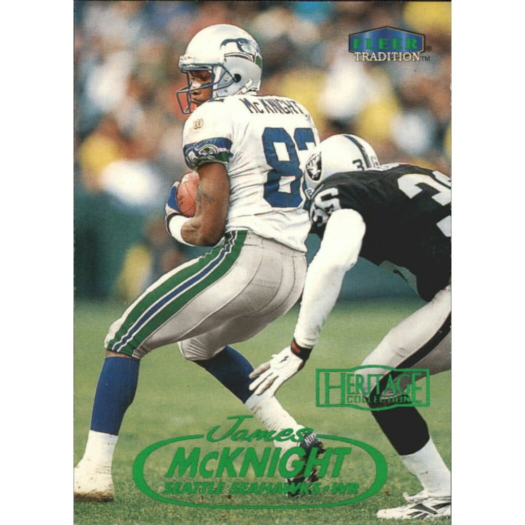 1998 Fleer Tradition Heritage James McKnight Trading Card: $12 1998 Fleer Tradition Heritage James McKnight Trading Card: $12