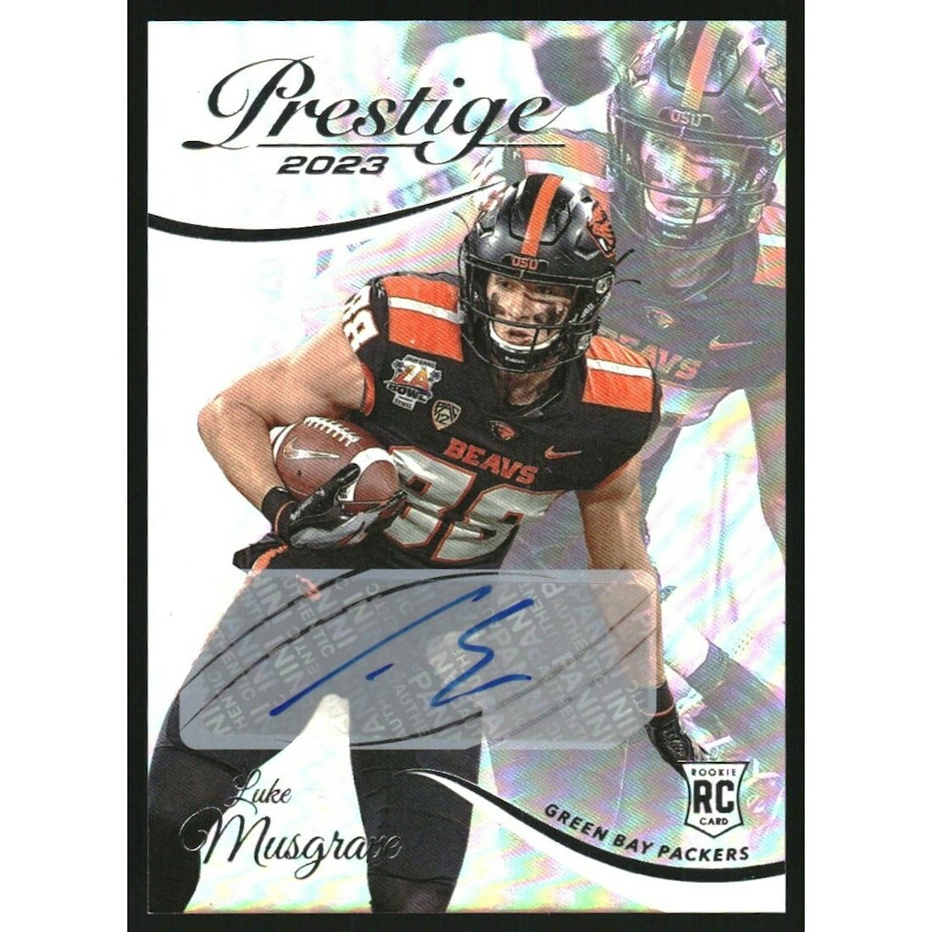 Prestige Xtra Points Signatures Luke Musgrave Rookie Card: $18 Prestige Xtra Points Signatures Luke Musgrave Rookie Card: $18