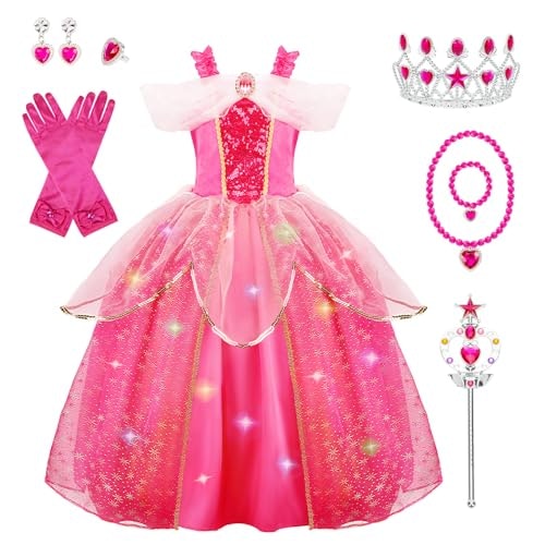 Meland Girls' Light-Up Princess Costume: $24.64 Meland Girls' Light-Up Princess Costume: $24.64