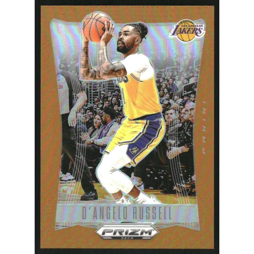 2023-24 Panini Prizm D'Angelo Russell Deca Prizms Orange Card #168: $10 2023-24 Panini Prizm D'Angelo Russell Deca Prizms Orange Card #168: $10