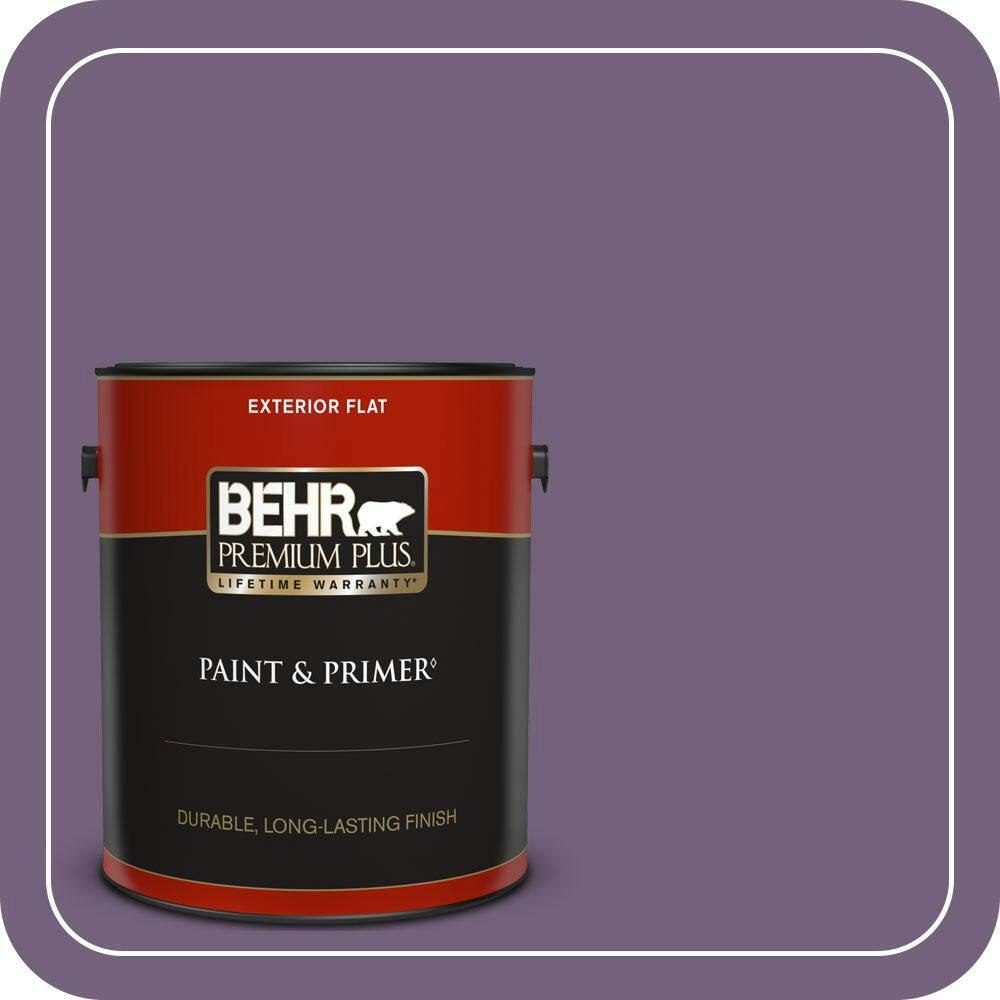 Behr Zinfandel Flat Exterior Paint and Primer 1-Gallon: $47.98 Behr Zinfandel Flat Exterior Paint and Primer 1-Gallon: $47.98