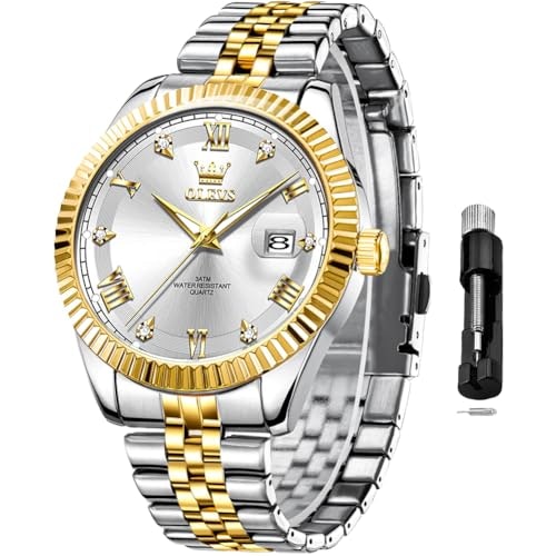 Olevs Silver Stainless Steel Men's Dress Watch: $38.22 Olevs Silver Stainless Steel Men's Dress Watch: $38.22
