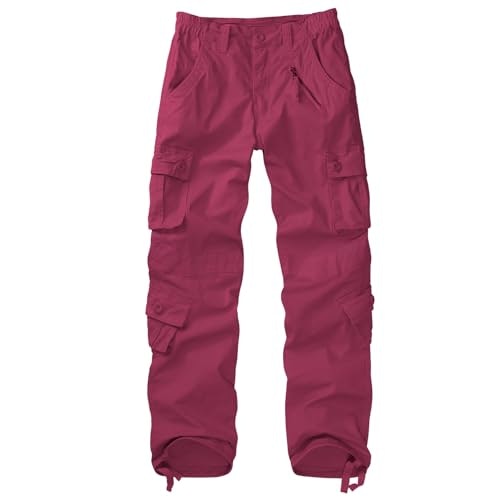 Xnmaya Women's Mid-Waist Cotton Cargo Pants: $35.98 Xnmaya Women's Mid-Waist Cotton Cargo Pants: $35.98